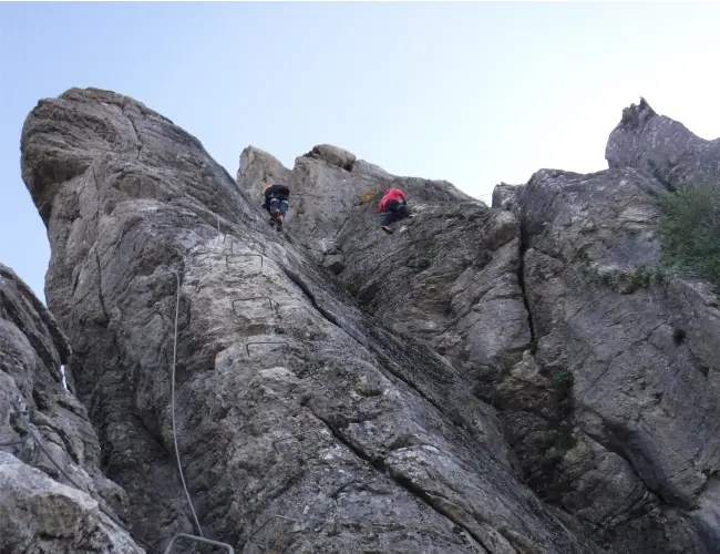 via ferrata hacho de gaucin